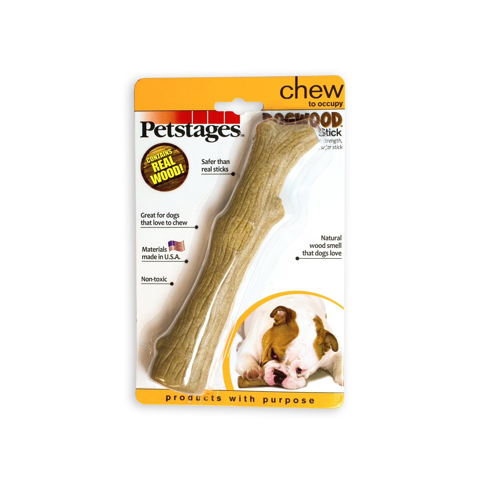 Petstages Dogwood Durable Stick - Chew Toys
