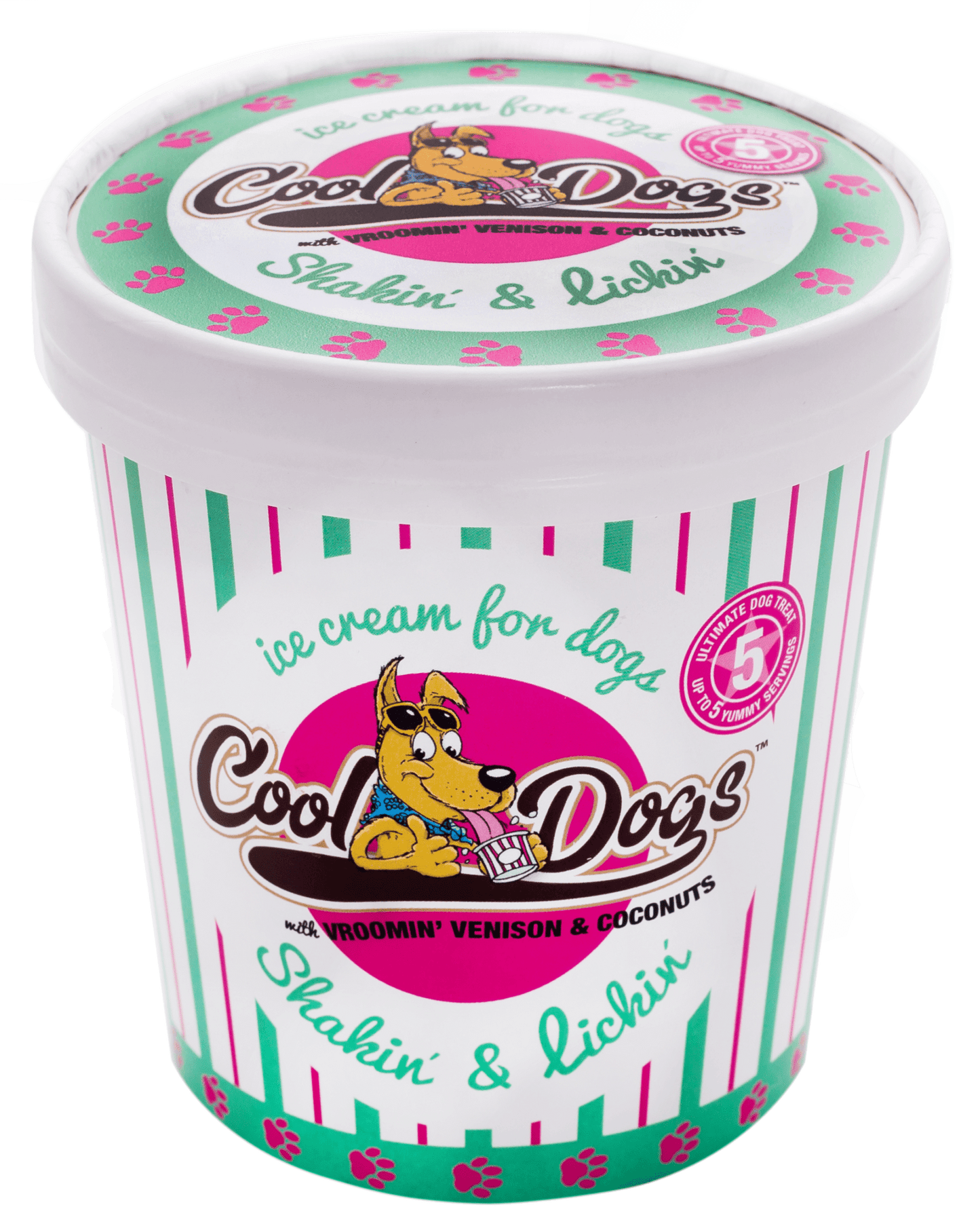 Cool Dog Vroomin Venison & Coconut - Ice Cream
