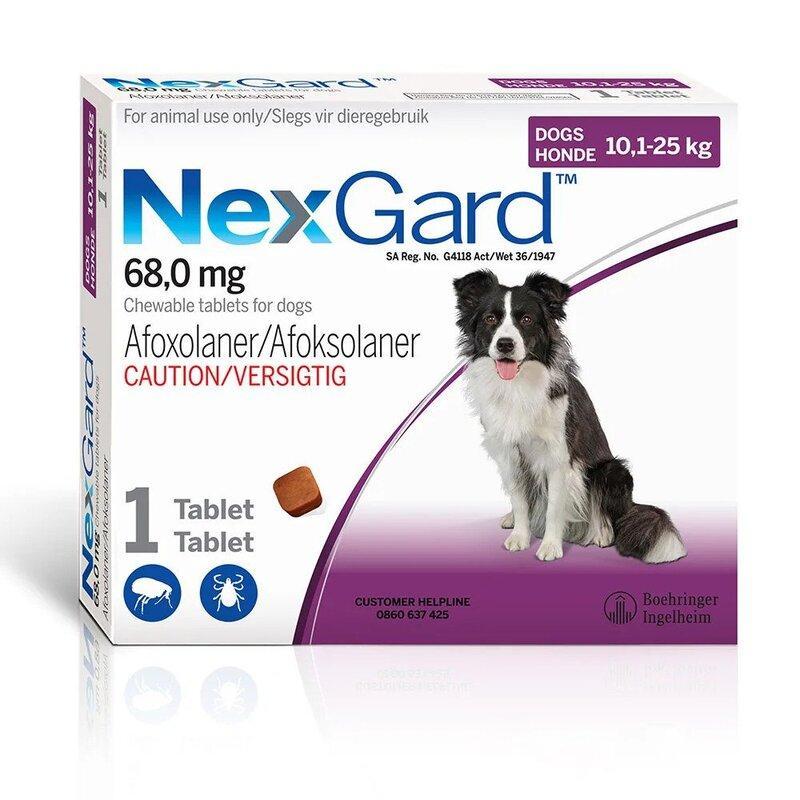 NexGard 10-25kg single - Tick & Flea Control