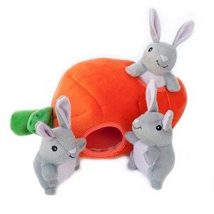ZippyPaws Bunny 'n Carrot Burrow - Interactive Toys