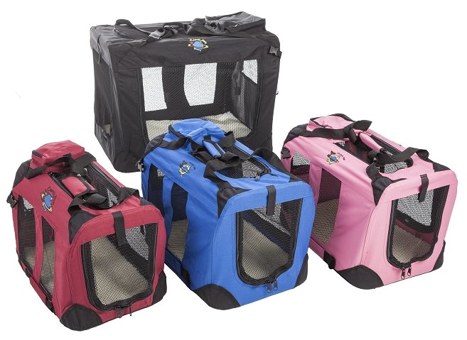 Cosmic Pets Collapsible Pet Carrier Black - Collapsible Carriers