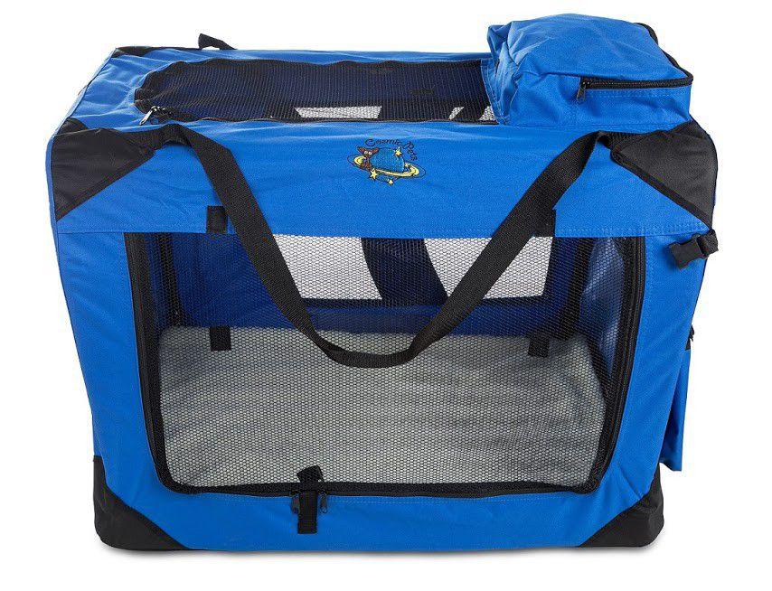 Cosmic Pets Collapsible Pet Carrier Blue - Collapsible Carriers