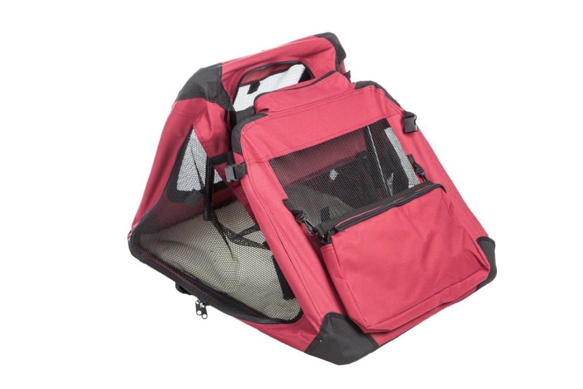 Cosmic Pets Collapsible Pet Carrier Maroon - Collapsible Carriers