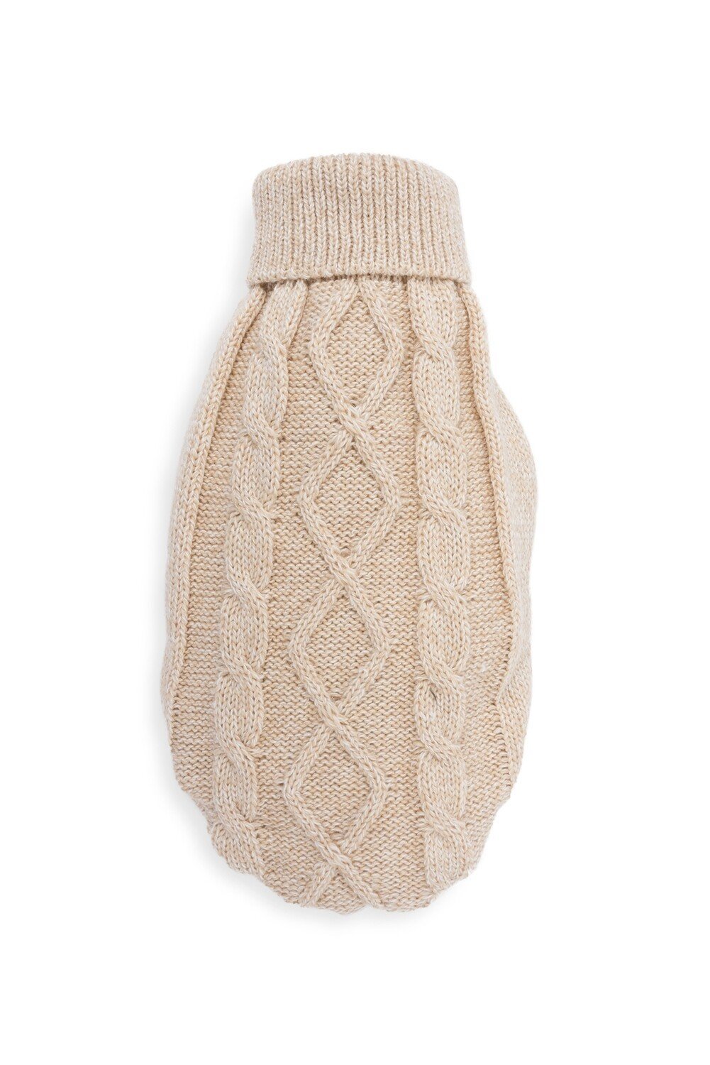 Dogs Life Diamond Knit Wool Pullover Khaki - Clothing