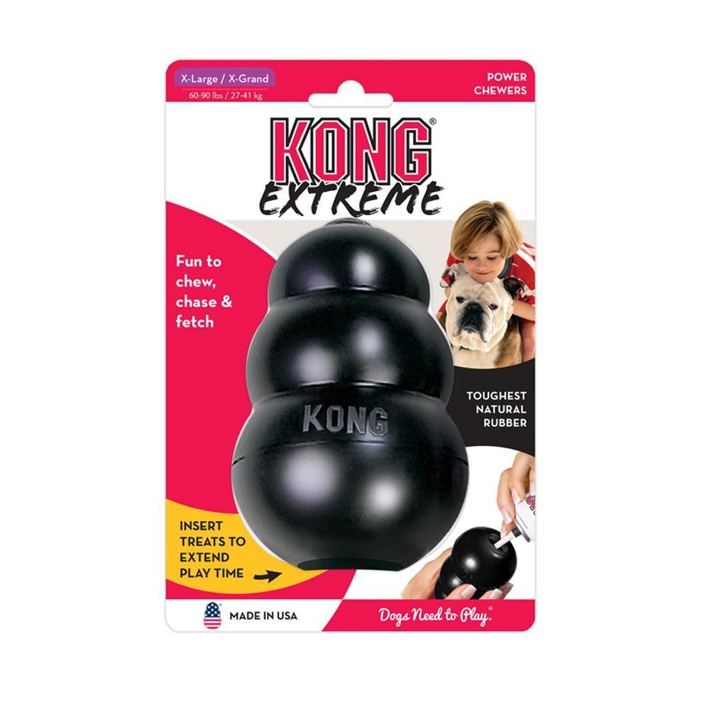 KONG Black Extreme Treat Toy - Chew Toys