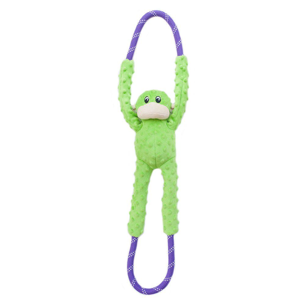 ZippyPaws Monkey RopeTugz Green - Rope Toys