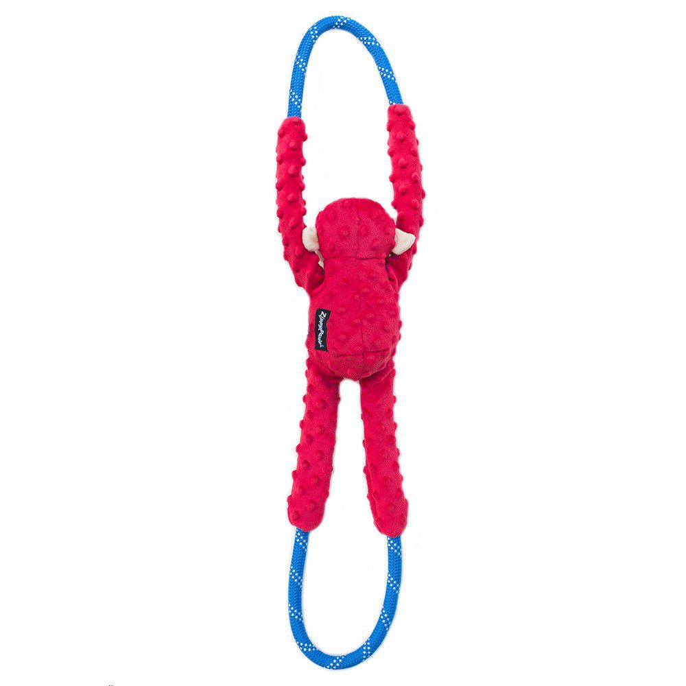 ZippyPaws Monkey RopeTugz Red - Rope Toys