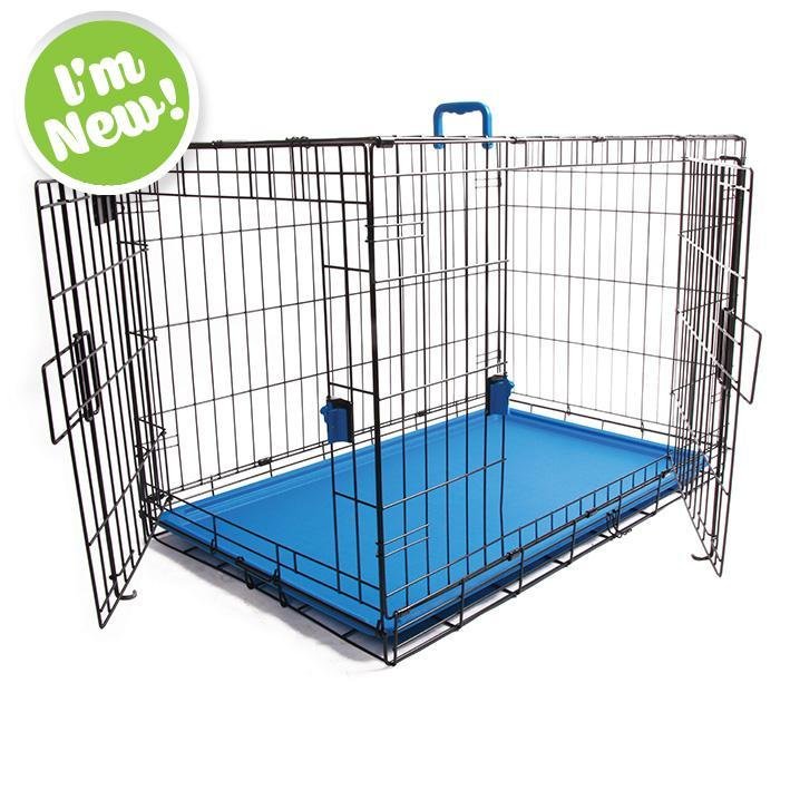 MPET Voyager Wire Crate Blue - Crates