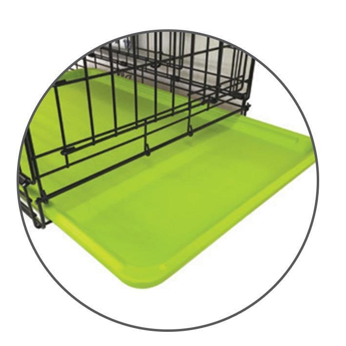 MPET Voyager Wire Crate Green - Crates