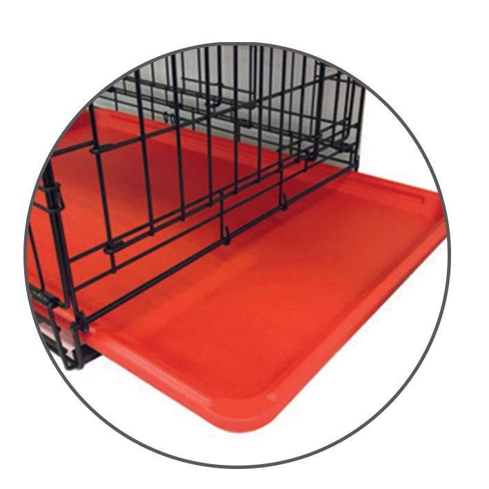 MPET Voyager Wire Crate Red - Crates