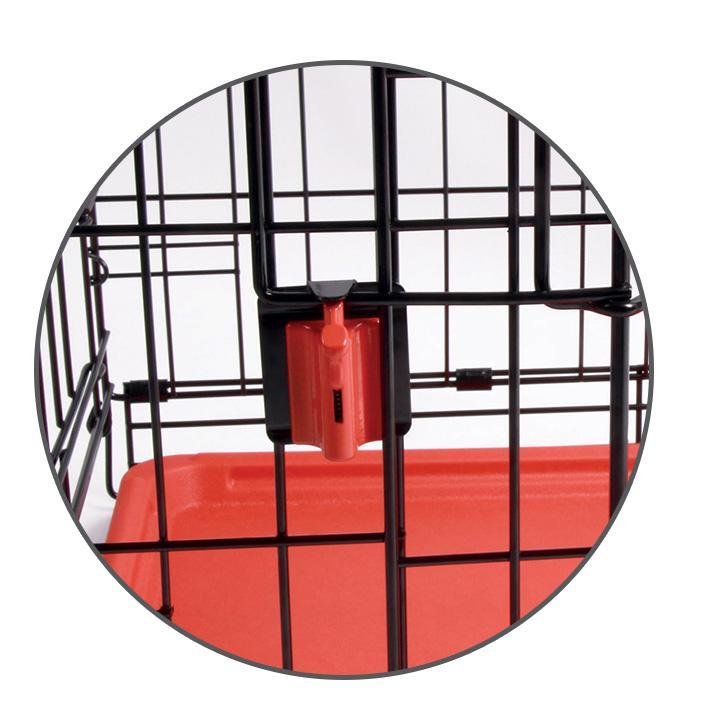 MPET Voyager Wire Crate Red - Crates