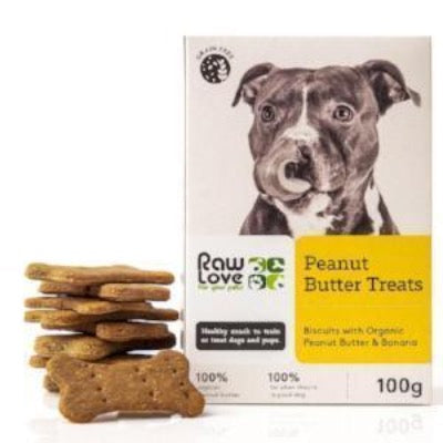 Raw Love Organic Peanut Butter Biscuits - Health Snacks