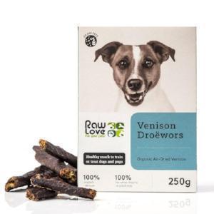 Raw Love Organic Venison Droewors - Droewors Treats