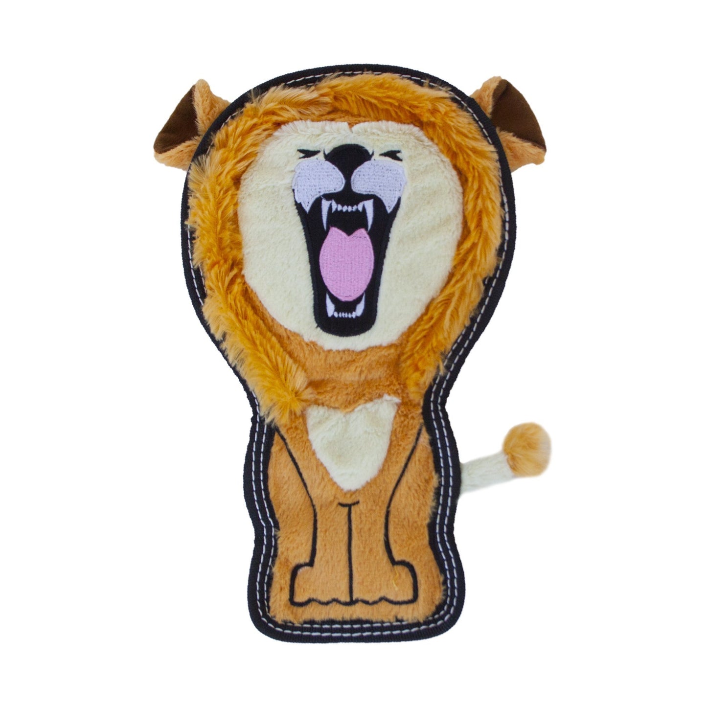 Outward Hound Toughseamz Lion Medium - Chew Toys