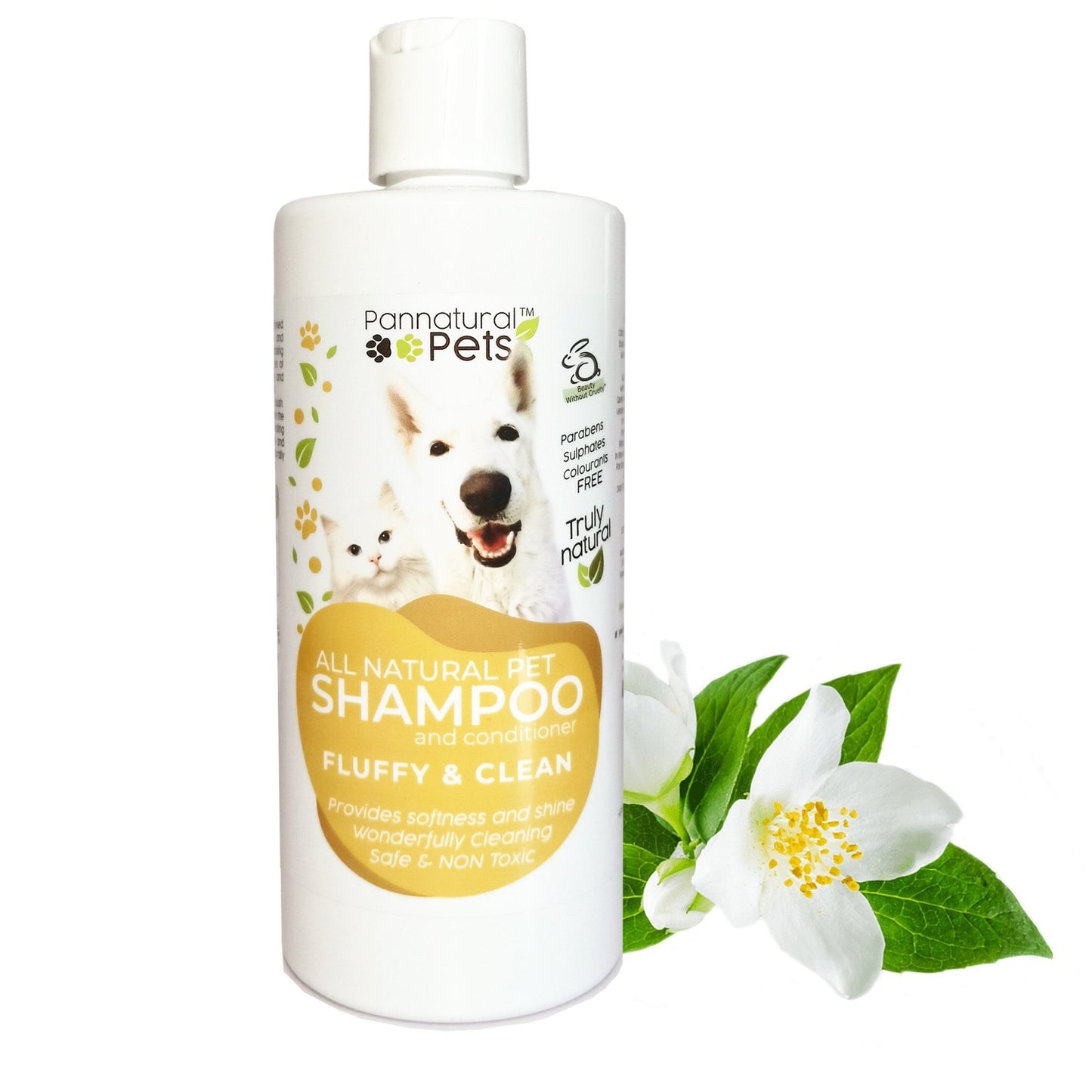 Pannatural Pets Fluffy and Clean Jasmine Shampoo - Shampoo and Conditioners