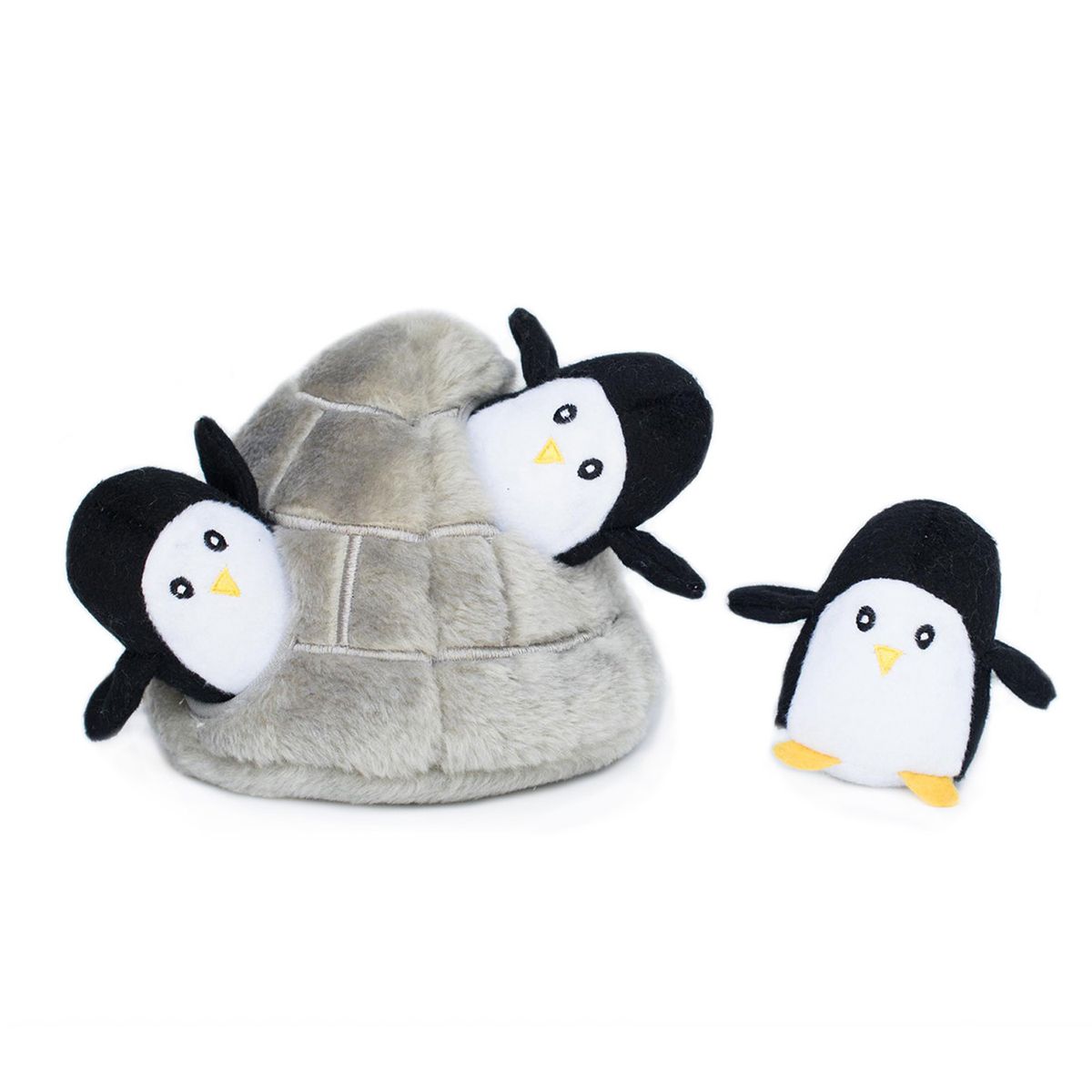 ZippyPaws Penguin Cave Burrow - Interactive Toys