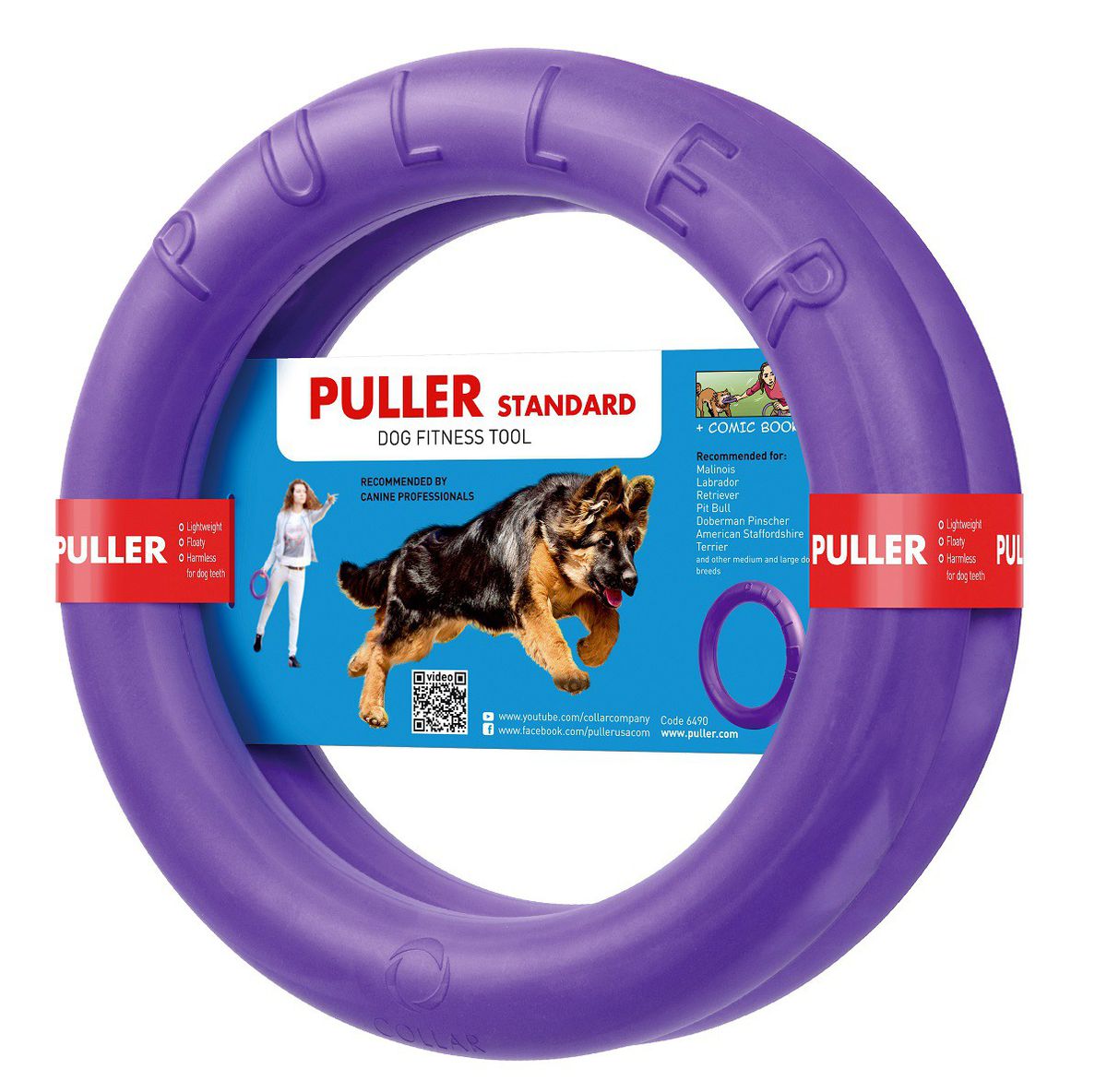 PULLER Standard (Two Rings) - Fetch Toys