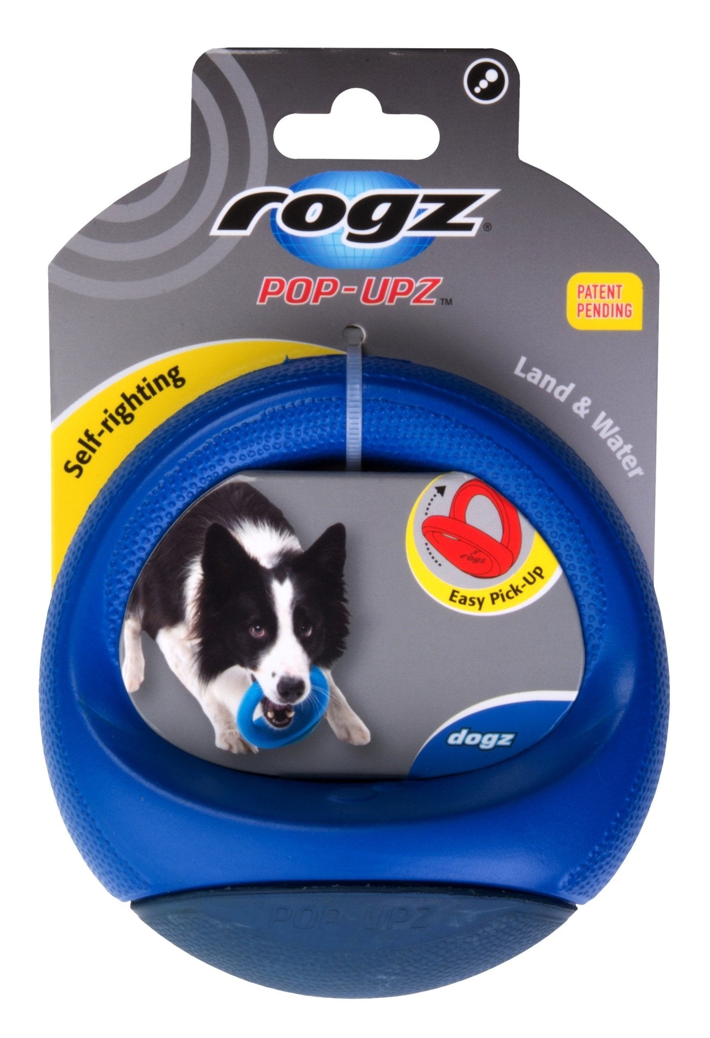 Rogz Dog Pop-Upz Self-Righting Float and Fetch Toy - Fetch Toys