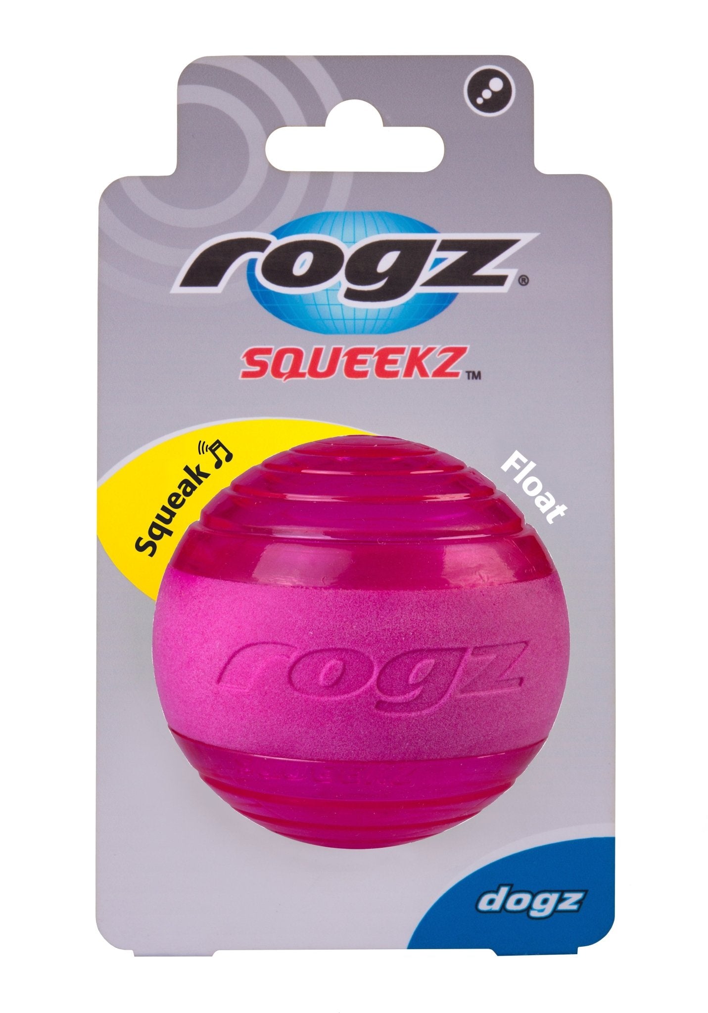 Rogz Dog Squeakz Ball - Squeaker Toys