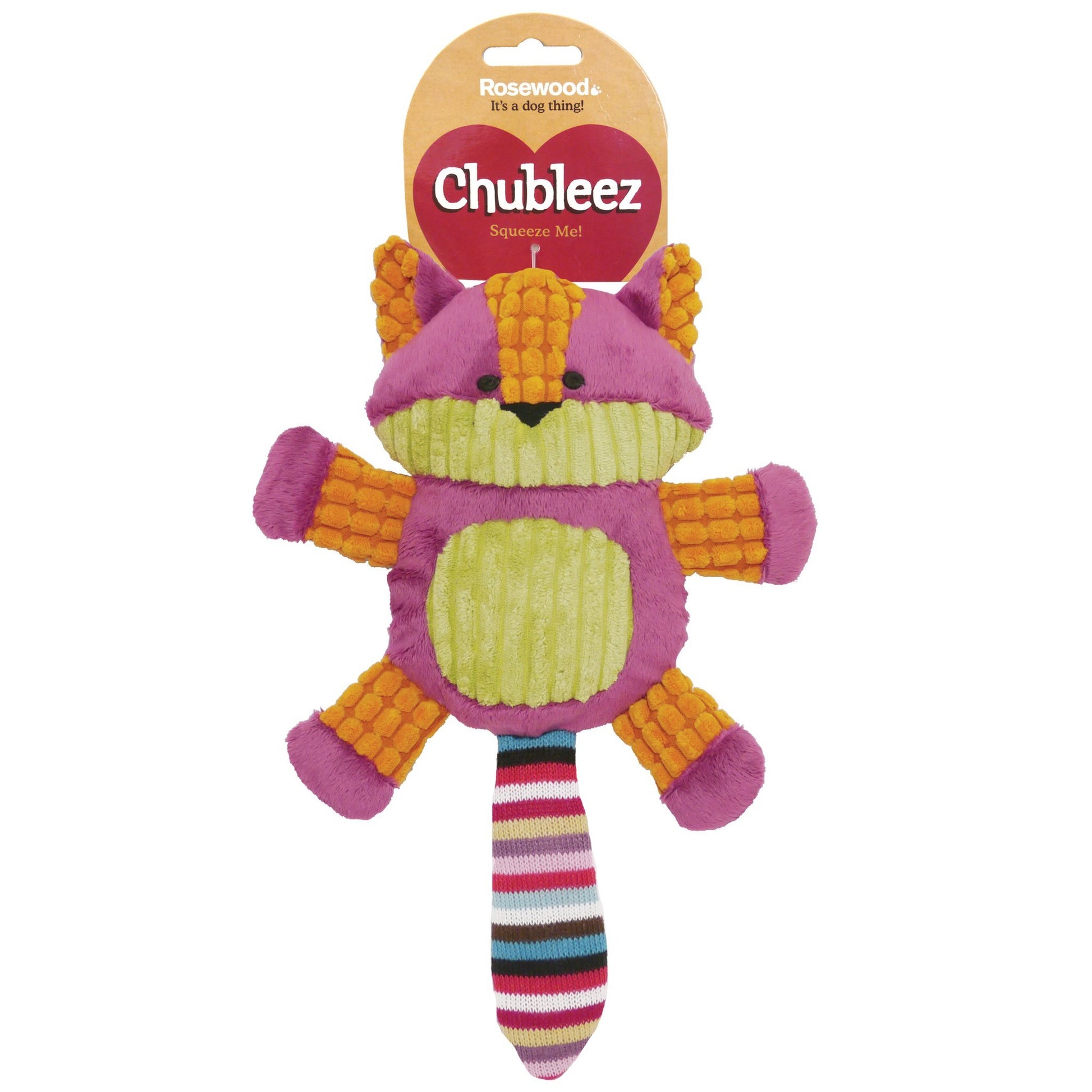 Rosewood Chubleez Charlie Cat - Squeaker Toys