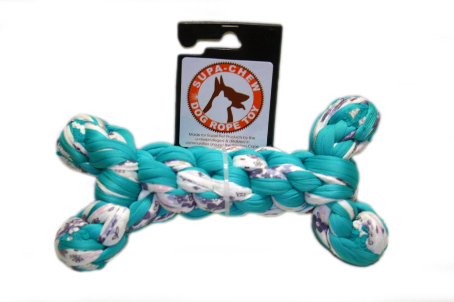 Supa Chew 100% Cotton Rope Toy Chew Bone - Rope Toys