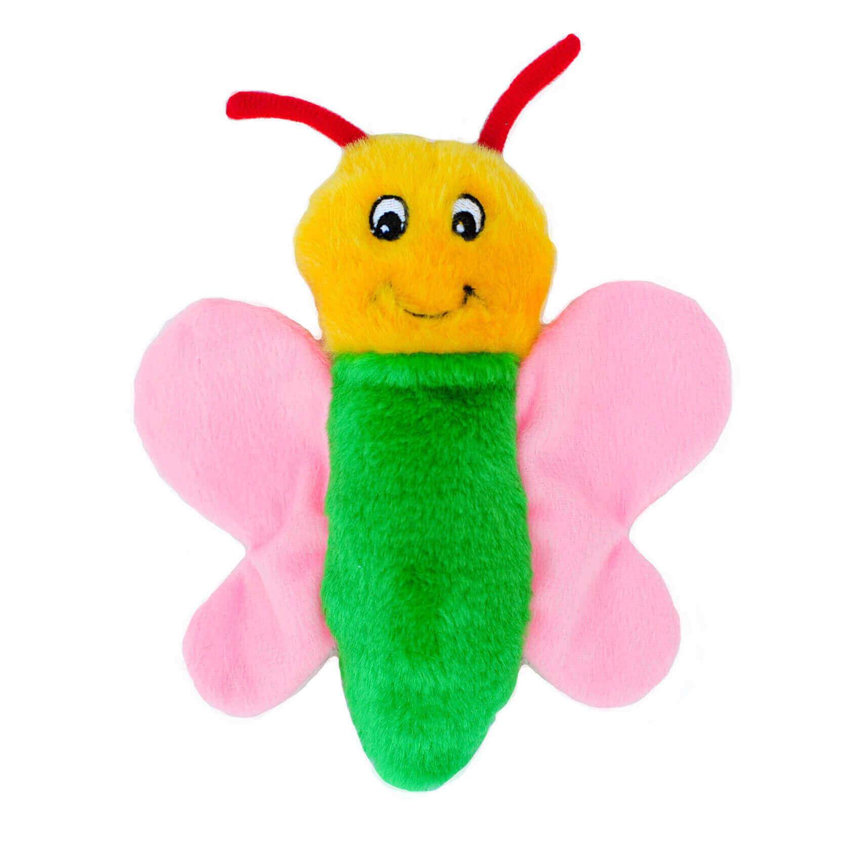 ZippyPaws Crinkle Butterfly - Squeaker Toys